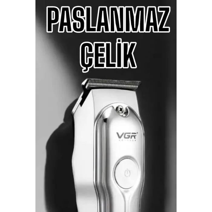 Tıraş Makinesi Güçlü Motor Şarjlı Uzun Pil Ömürlü