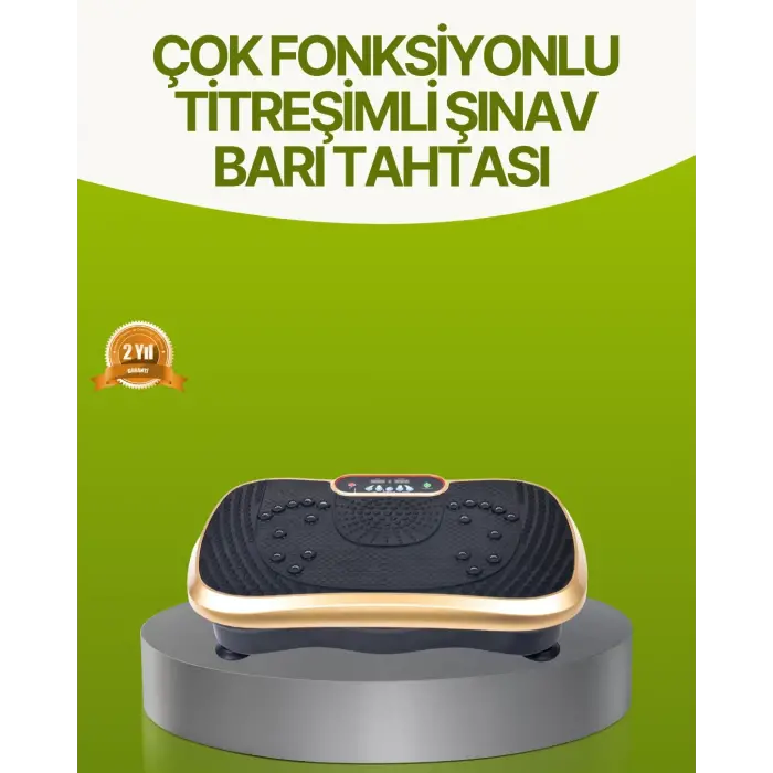 Titreşimli Egzersiz Platformu Evde Fitness ve Kas Güçlendirme