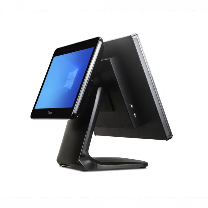 Tiwox TP-7610-D, Intel i7 10.Nesil, 18.5" Ekran,  8GB Ram, 128GB M.2 SSD, Endüstriyel, Dokunmatik Pos PC (çift ekran)