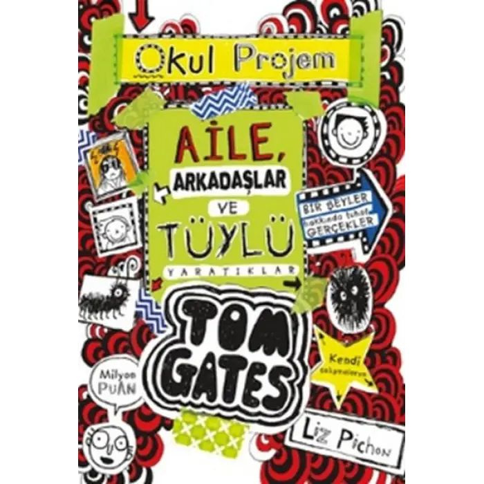 Tom Gates - 12 Aile, Arkadaşlar ve Tüylü tıklar (Ciltli)
