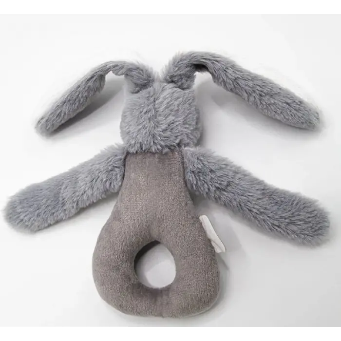  Tutmalı Peluş Mini Tavşan 842 Gri