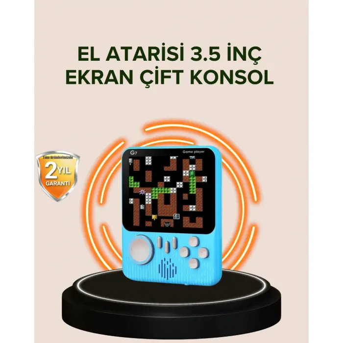 TV Bağlantılı Çift Oyunculu Şarjlı Retro Gamepad Seti