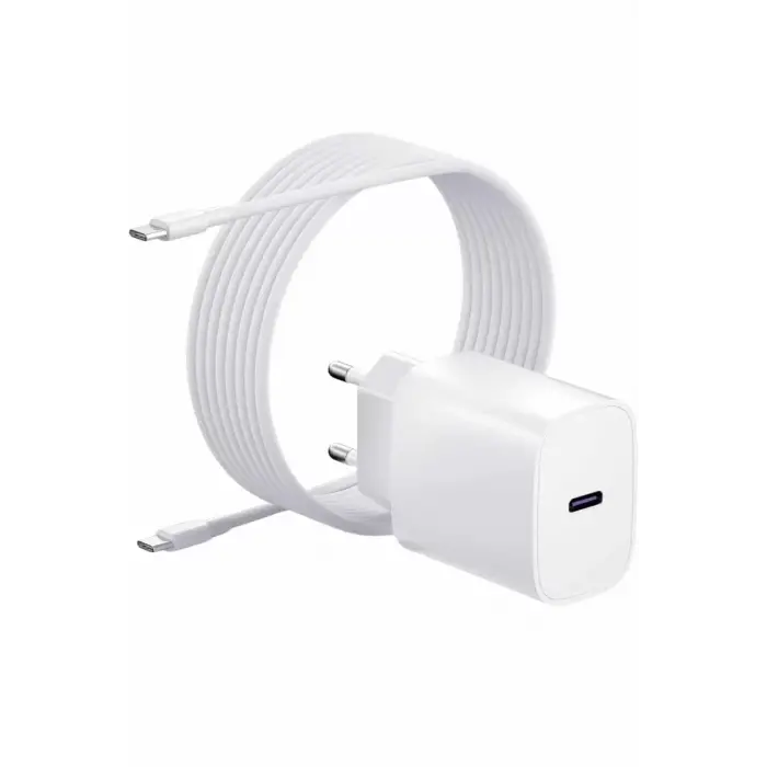 Type-C Hızlı Şarj Özellikli Cihazı USB-C Kablo Dahil
