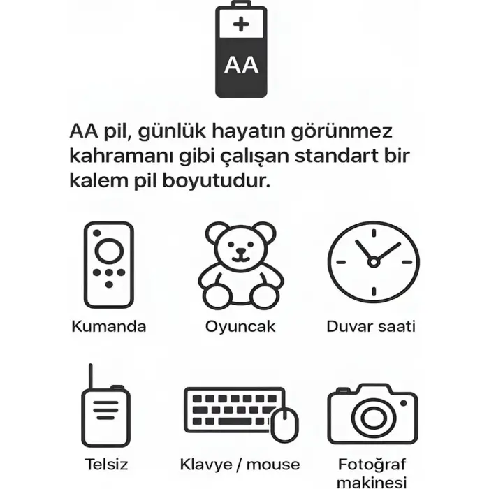 Type-c Şarjlı 2800mwh 1.5v Şarj Edilebilir 2’li Aa5 Kalın Pil - Lityum Iyon Batarya