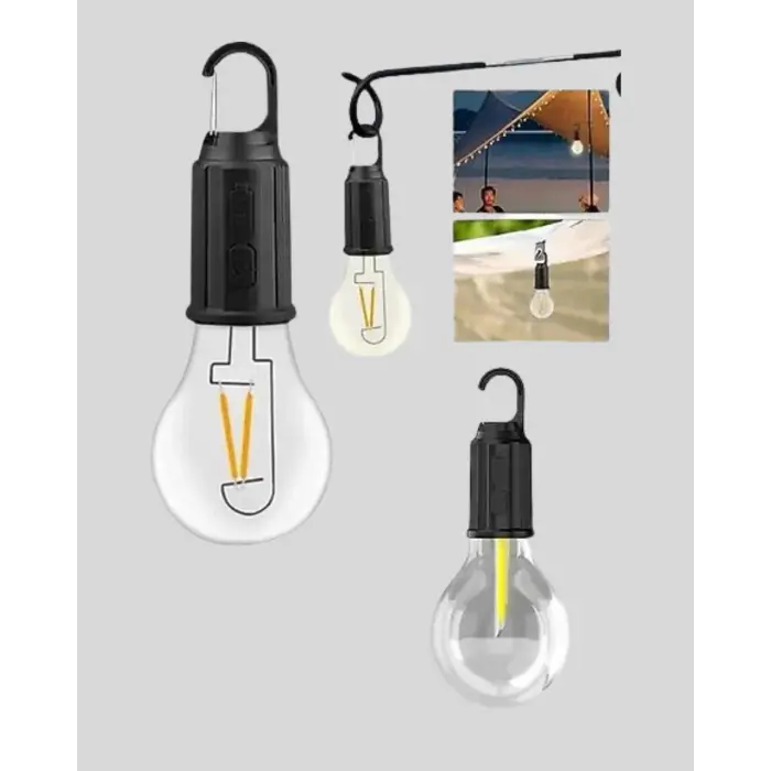 Type-C Şarjlı LED Kamp Lambası – Uzun Ömürlü Pil ve Yüksek Parlaklık