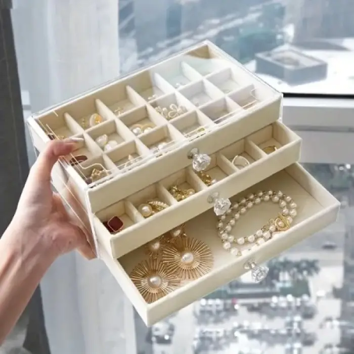 Üç Katlı Takı Organizeri