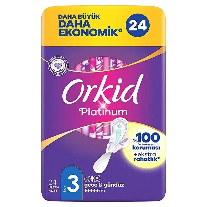 Ultra Platinum Gece Ped 24Lü