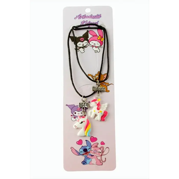 Unicorn Arkadaşlık Kolyeleri (Çift Kolye)
