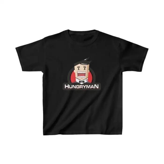 Unisex Çocuk Baskılı T-Shirt - Siyah