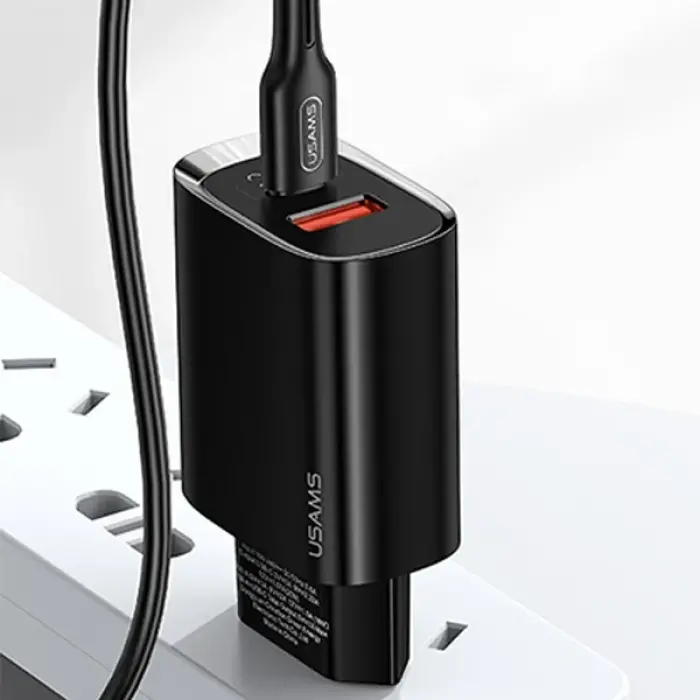 USAMS iPhone 20W QC3.0 + PD3.0  Hızlı Şarj Başlık US-CC121 T35-(5775)
