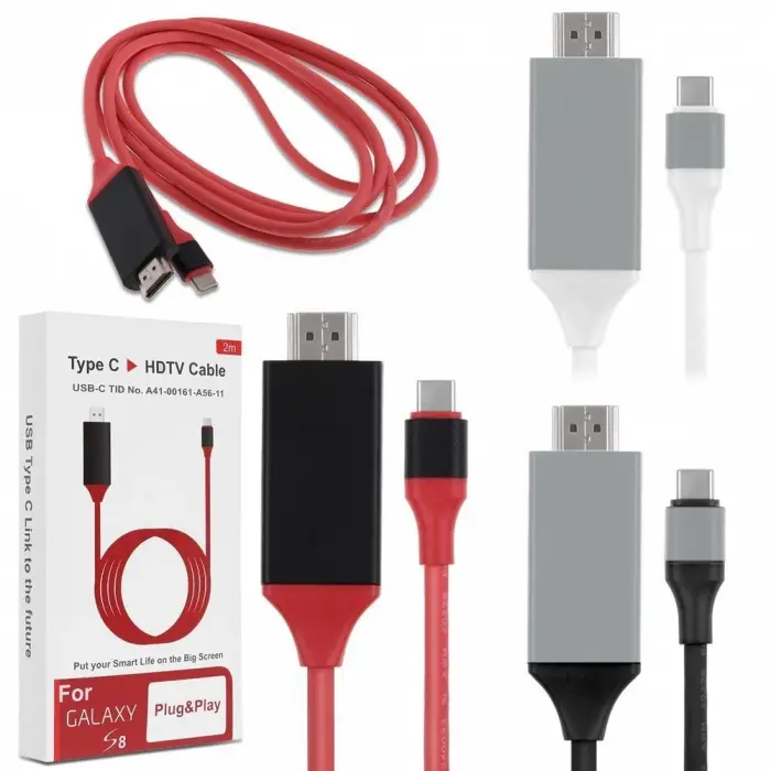 Usb 3.1 Type-C Hdtv  Hdmı 4k 30hz Uhd Kablo 2m-(5775)