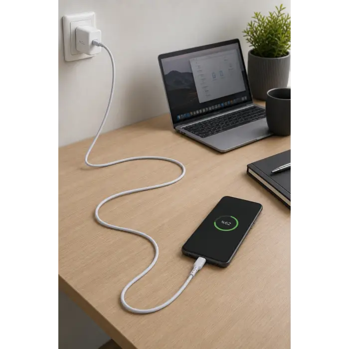 USB-A to Type-C 2 Metre Hızlı Şarj Kablosu