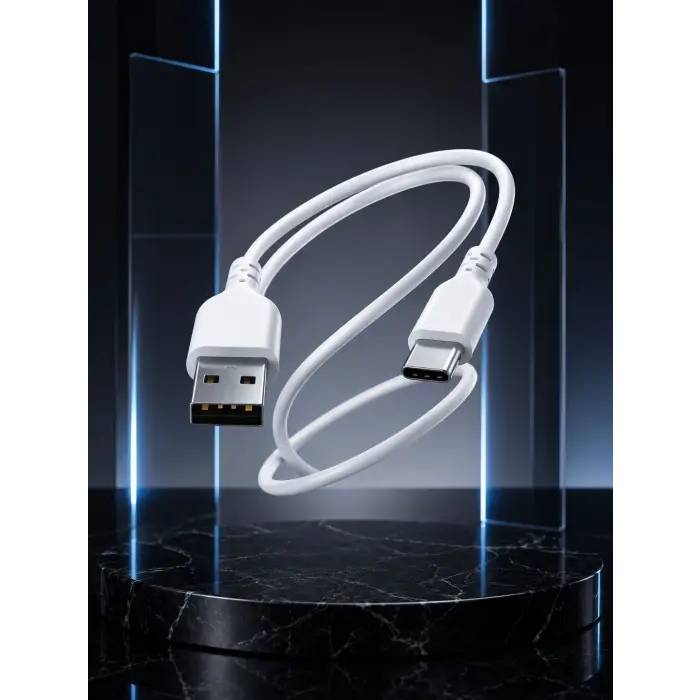USB-A to Type-C Şarj Kablosu 2 Metre Uzun Kablo