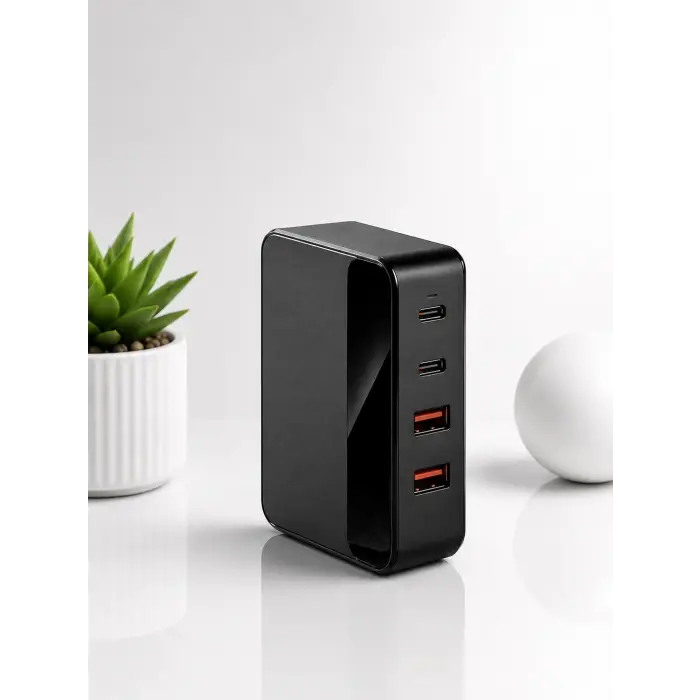 USB-A ve USB-C Girişli Çoklu Şarj Cihazı