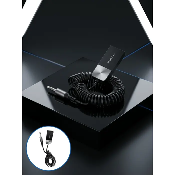 USB AUX Bluetooth Adaptörü Kablosuz Ses Aktarım Cihazı