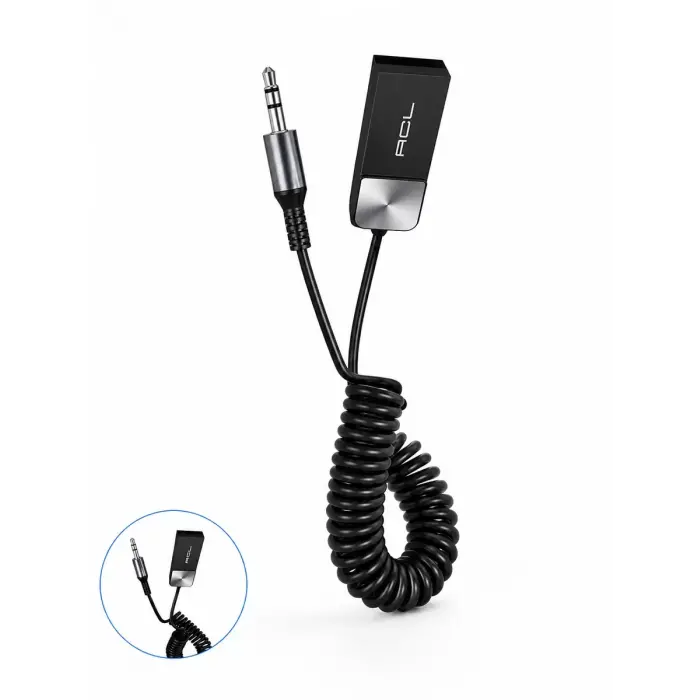 USB Bluetooth AUX Ses Adaptörü Kablosuz Müzik Aktarım Cihazı
