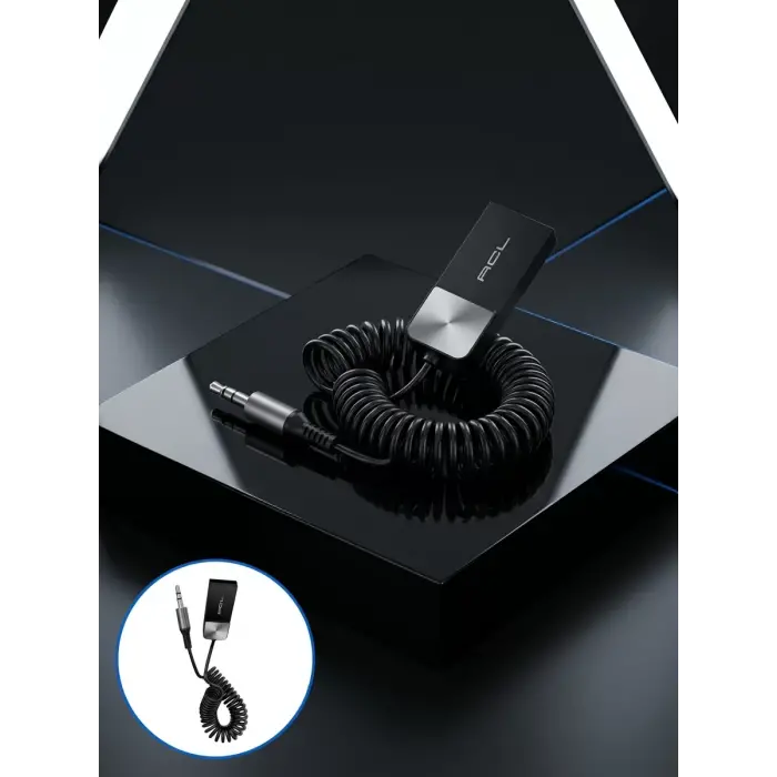 USB Bluetooth AUX Ses Adaptörü Kablosuz Müzik Aktarım Cihazı