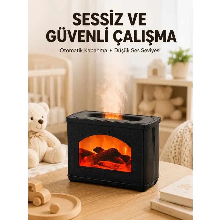 USB Ultrasonik Hava Nemlendirici Ayarlanabilir Sis ve Aromaterapi Özellikli