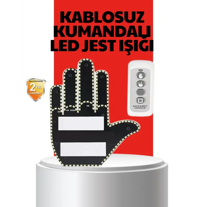 Uzaktan Kumandalı LED Jest Işığı – 3 Farklı Hareket Modu