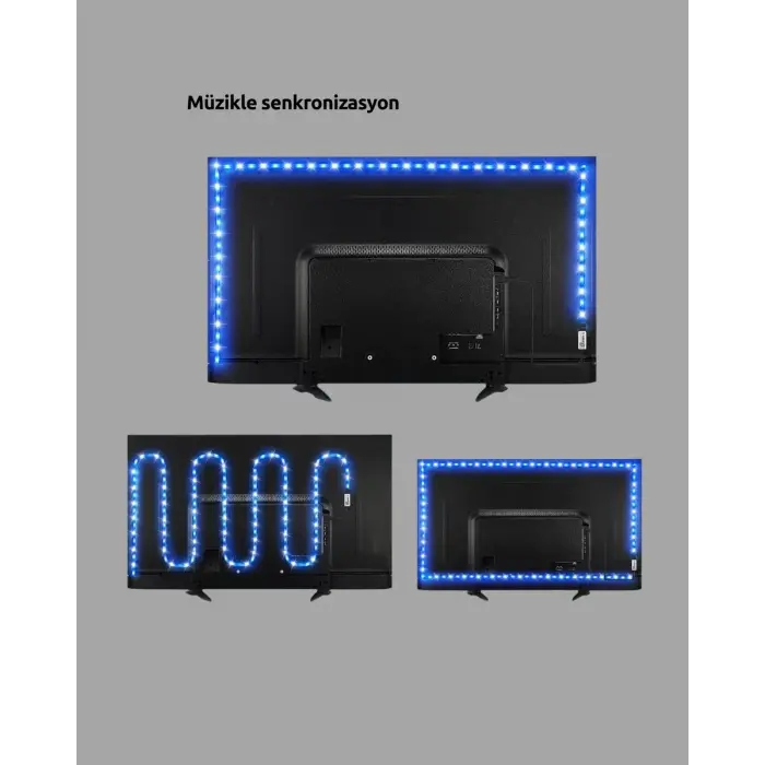 Uzaktan Kumandalı LED TV Arka Işık Şeridi Yeni Nesil