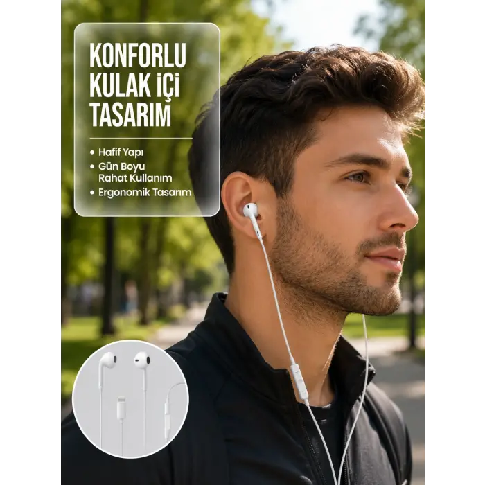 Uzaktan Kumandalı Mikrofonlu Mükemmel Ses Deneyimi Kulaklık Yeni Nesil