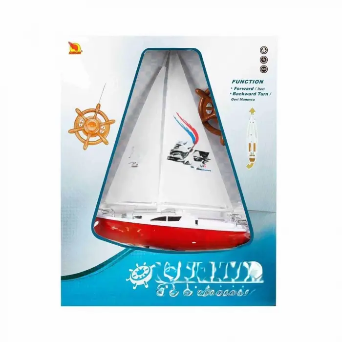 Uzaktan Kumandalı Yelkenli Tekne 38 cm.