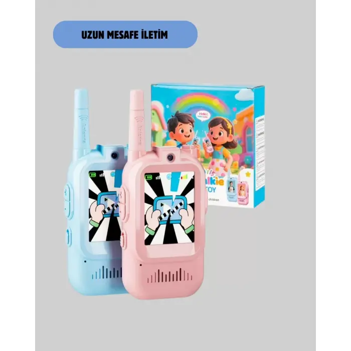 Uzun Menzilli Video Walkie Talkie Eğitici ve Eğlenceli Oyuncak