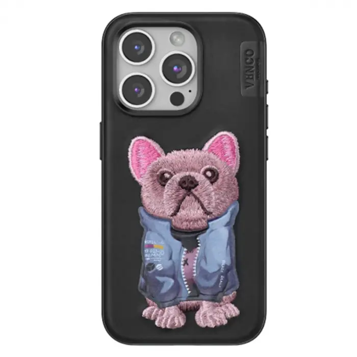 Venco Apple İphone 15 Pro Max Cute Desenli Kapak - Siyah