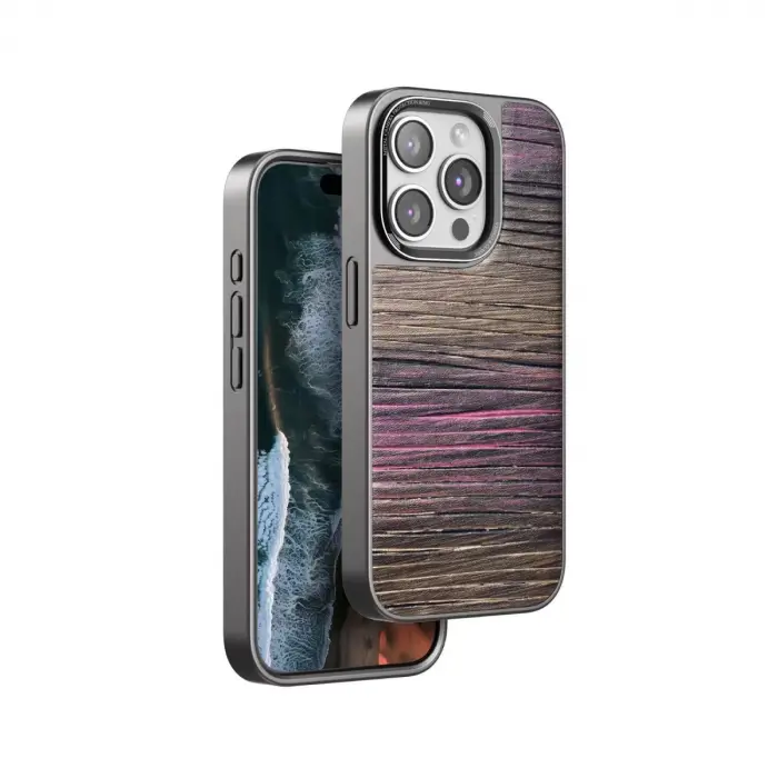 Venco Apple İphone 15 Pro Max Wave Kapak - Pembe