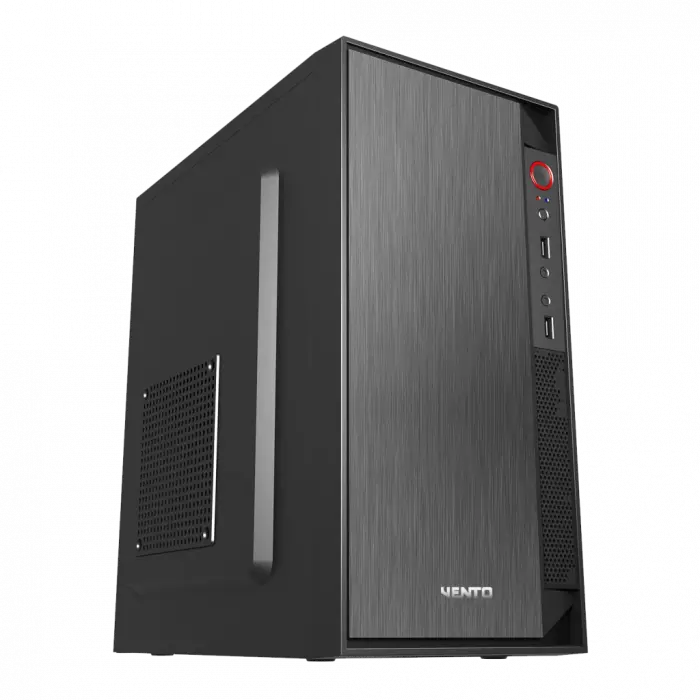 VENTO VS119S, 350W, Siyah, Micro ATX, Tower, Kurumsal, KASA