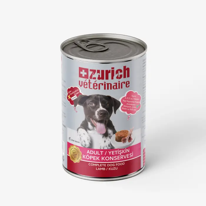 Veterinaire Pate Kuzulu Yetişkin Köpek Konservesi 415 gr