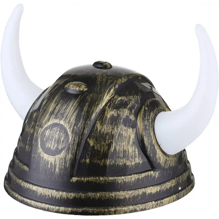 Viking Başlığı Asteriks Başlığı Altın Renk Bx40
