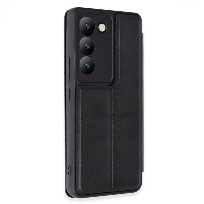Vivo V30 Lite 4g Kılıf Flip Cover - Siyah