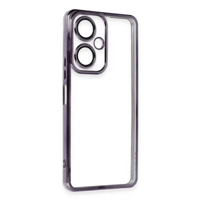 Vivo Y27 Kılıf  Lensli  - Mor