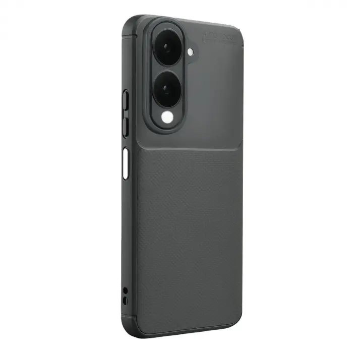 Vivo Y29s Auto Fus Karbon Kapak - Gri