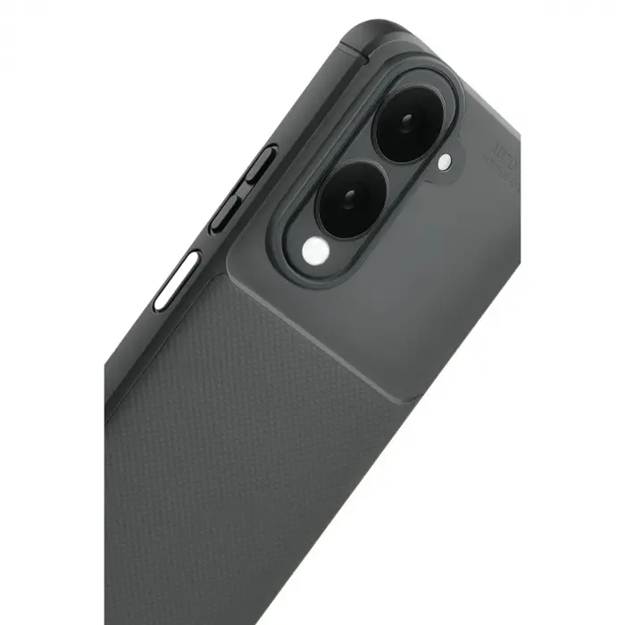 Vivo Y29s Auto Fus Karbon Kapak - Gri