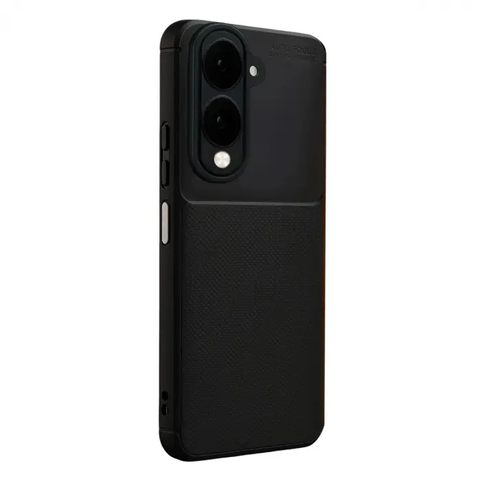 Vivo Y29s Auto Fus Karbon Kapak - Siyah