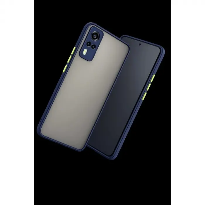 Vivo Y53s Kılıf Montreal  Kapak - Lacivert