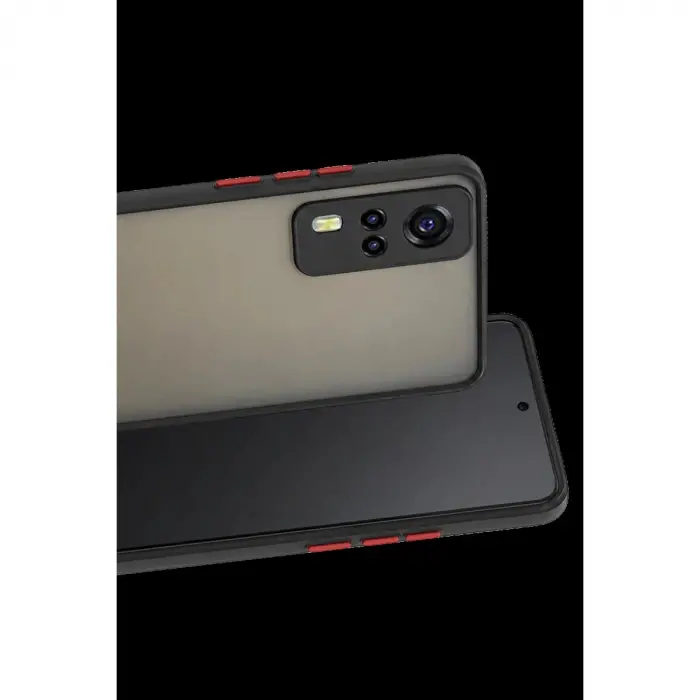 Vivo Y53s Kılıf Montreal  Kapak - Siyah