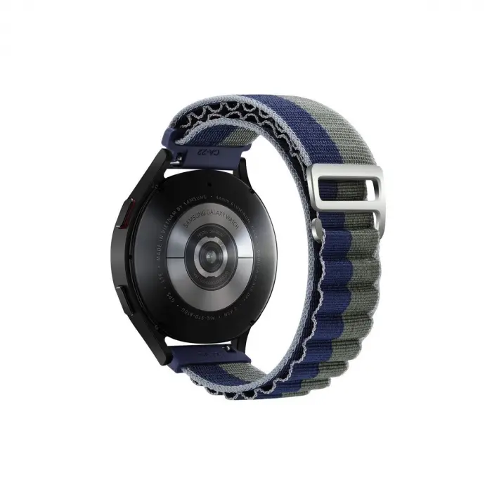 Watch 20mm Kr410 Kumaş Kordon - Lacivert-yeşil