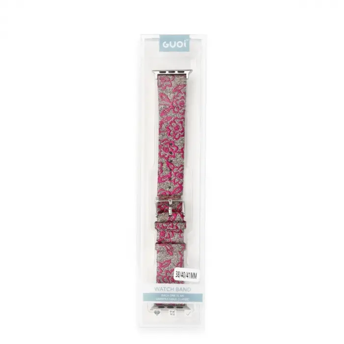 Watch 38mm Creeper Desenli Kordon (saat Değildir) - Pembe