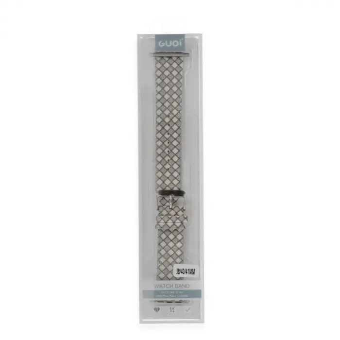 Watch 42mm Karo Motif Kordon (saat Değildir) - Lila