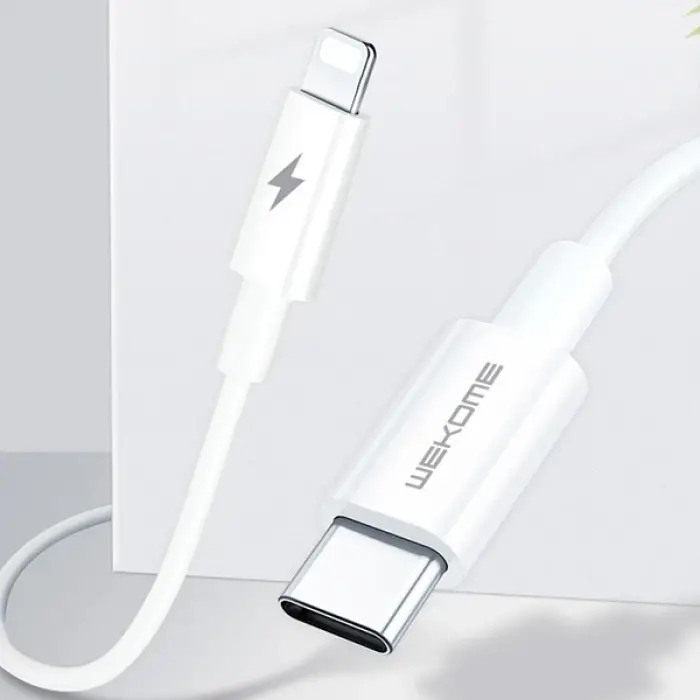 Wekome TYPE-C TO iPhone PD 20W Hızlı Şarj Kablosu 1.2M-(5775)