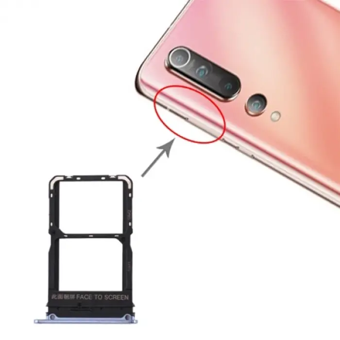 Xiaomi Mi 10 Sim Kart Kapağı Tutucu Sim Yuvası-(5775)