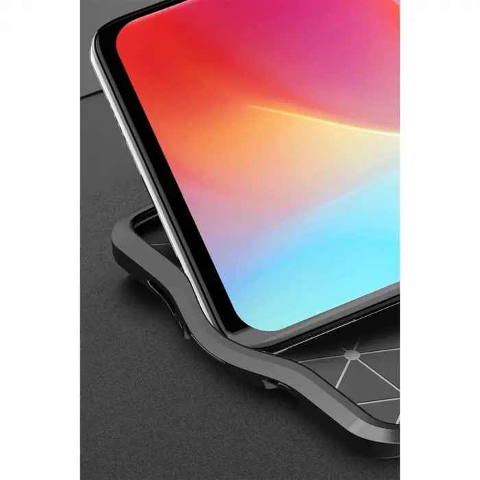 Xiaomi Mi Note 10 Lite Kılıf Auto Focus Kapak - Kırmızı
