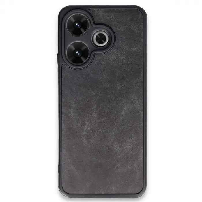 Xiaomi Redmi 13 4g Kılıf Aras Deri Kapak - Siyah