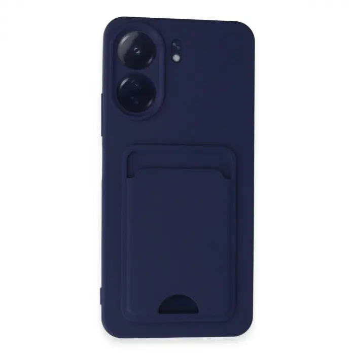 Xiaomi Redmi 13c Kılıf Kelvin Kartvizitli Silikon - Lacivert