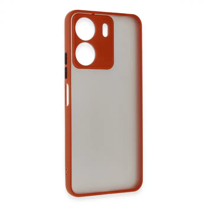 Xiaomi Redmi 13c Kılıf Montreal Silikon Kapak - Kırmızı