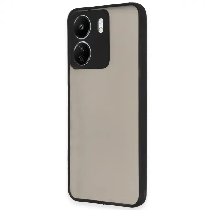 Xiaomi Redmi 13c Kılıf Montreal Silikon Kapak - Siyah