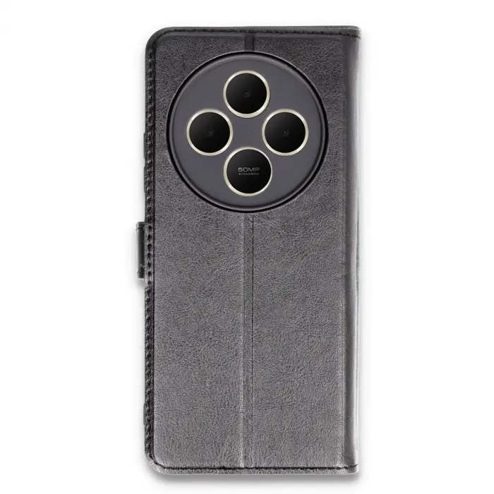 Xiaomi Redmi 14c Kılıf Trend S Plus Kapaklı Kılıf - Siyah